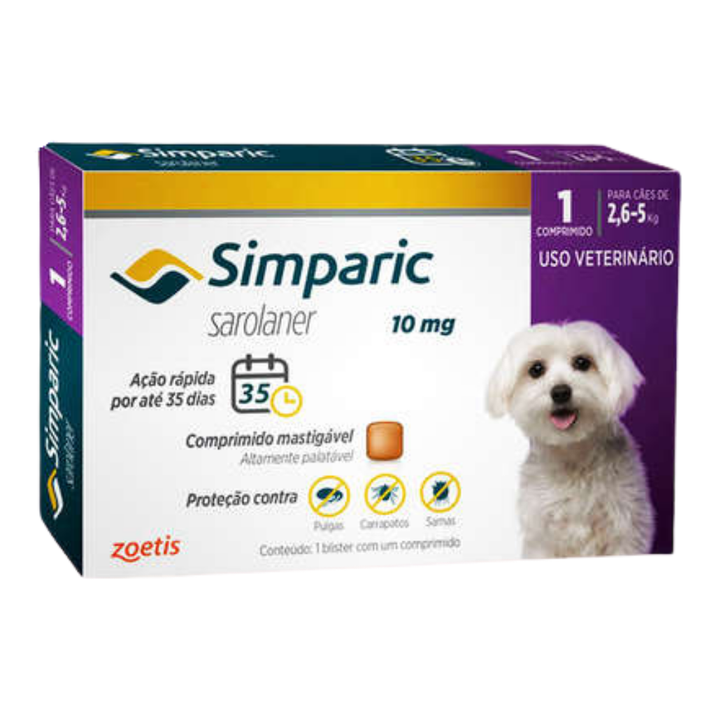 SIMPARIC 10 MG/2,6-5 KG  UNID