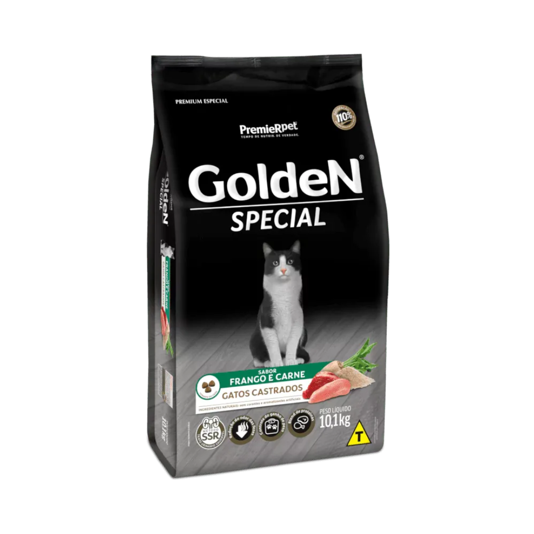 GOLDEN GATOS CASTRADOS FRANGO 10,1KG