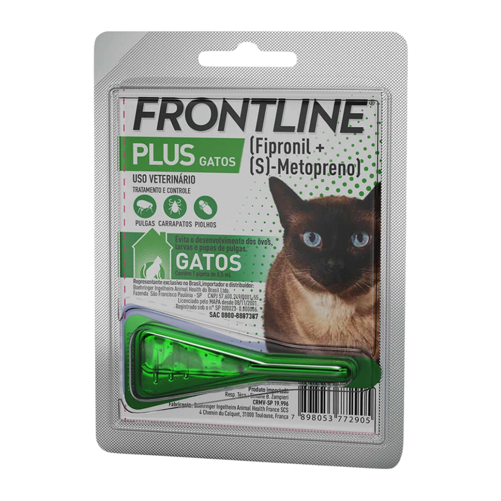 FRONTLINE PLUS GATO 0,5 ML