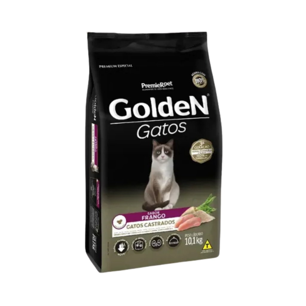 GOLDEN GATOS CASTRADOS FRANGO 1KG