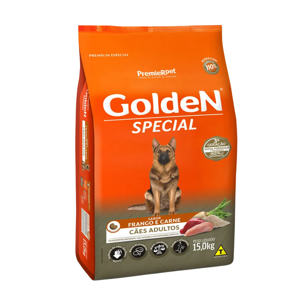 GOLDEN SPECIAL ADULTO FRANGO/CARNE 15 KG
