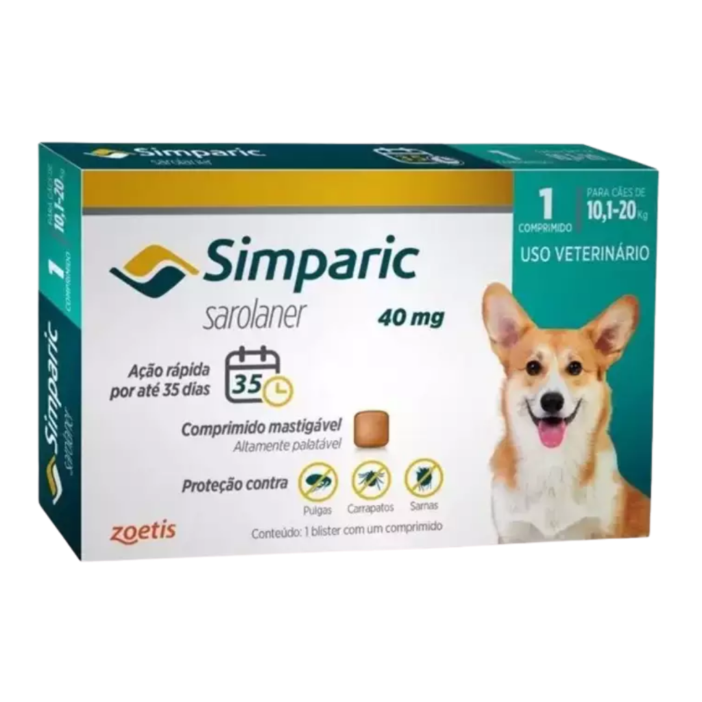 SIMPARIC 40 MG/10,1-20 KG UNID