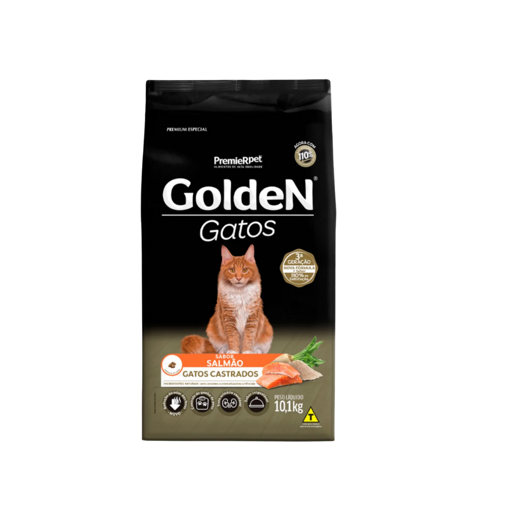 GOLDEN GATOS CASTRADOS SALMAO 10,1KG