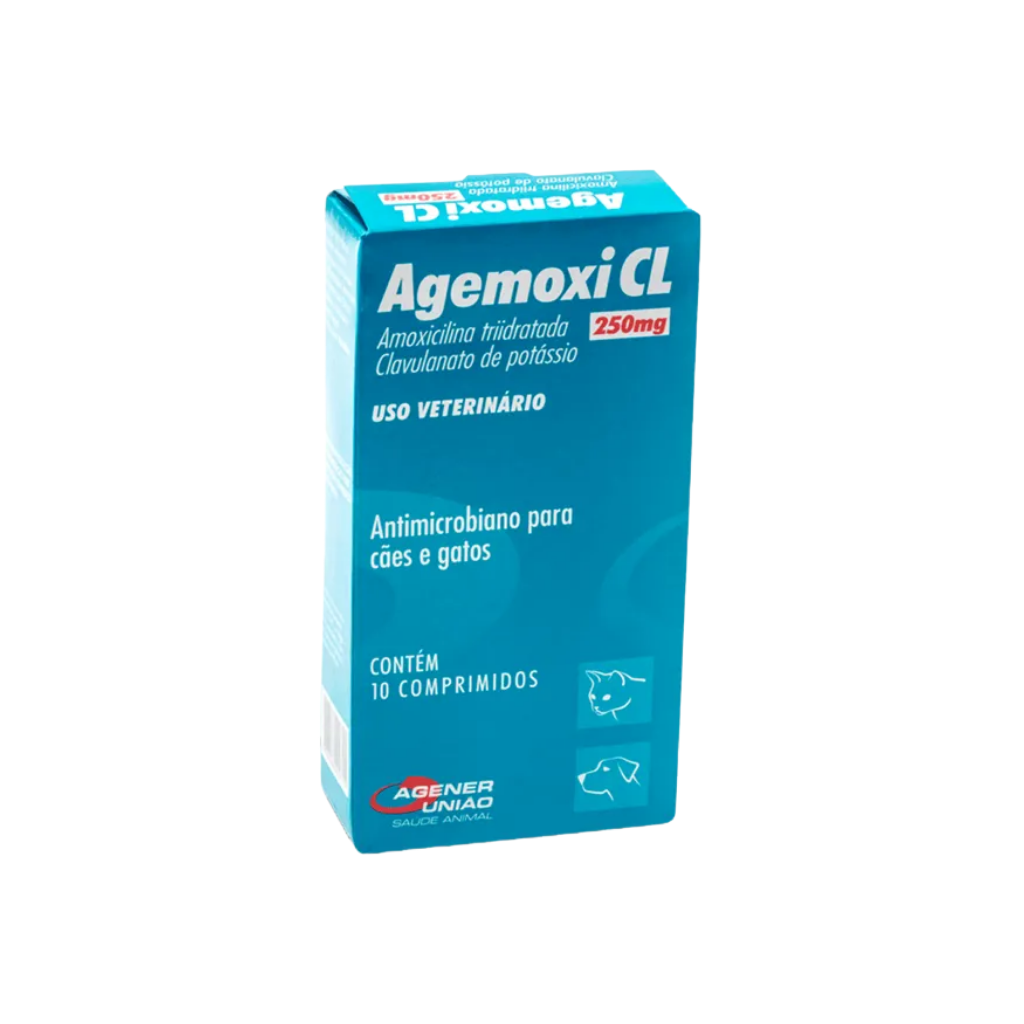 AGEMOXI CL 250 MG C/10 COMP
