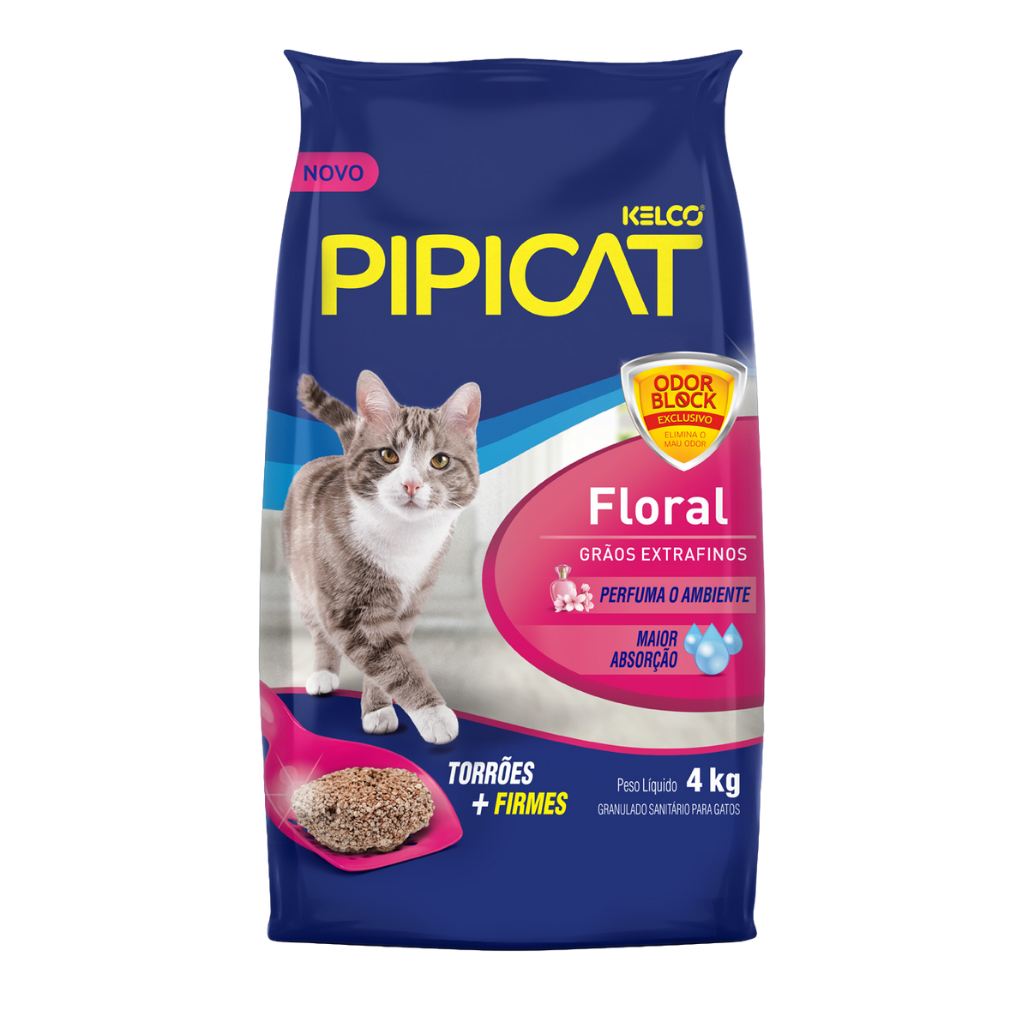 PIPICAT PERFUMADO FLORAL 4KG KELCO