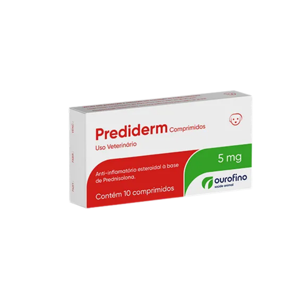 PREDIDERM 5 MG C/10 COMPR