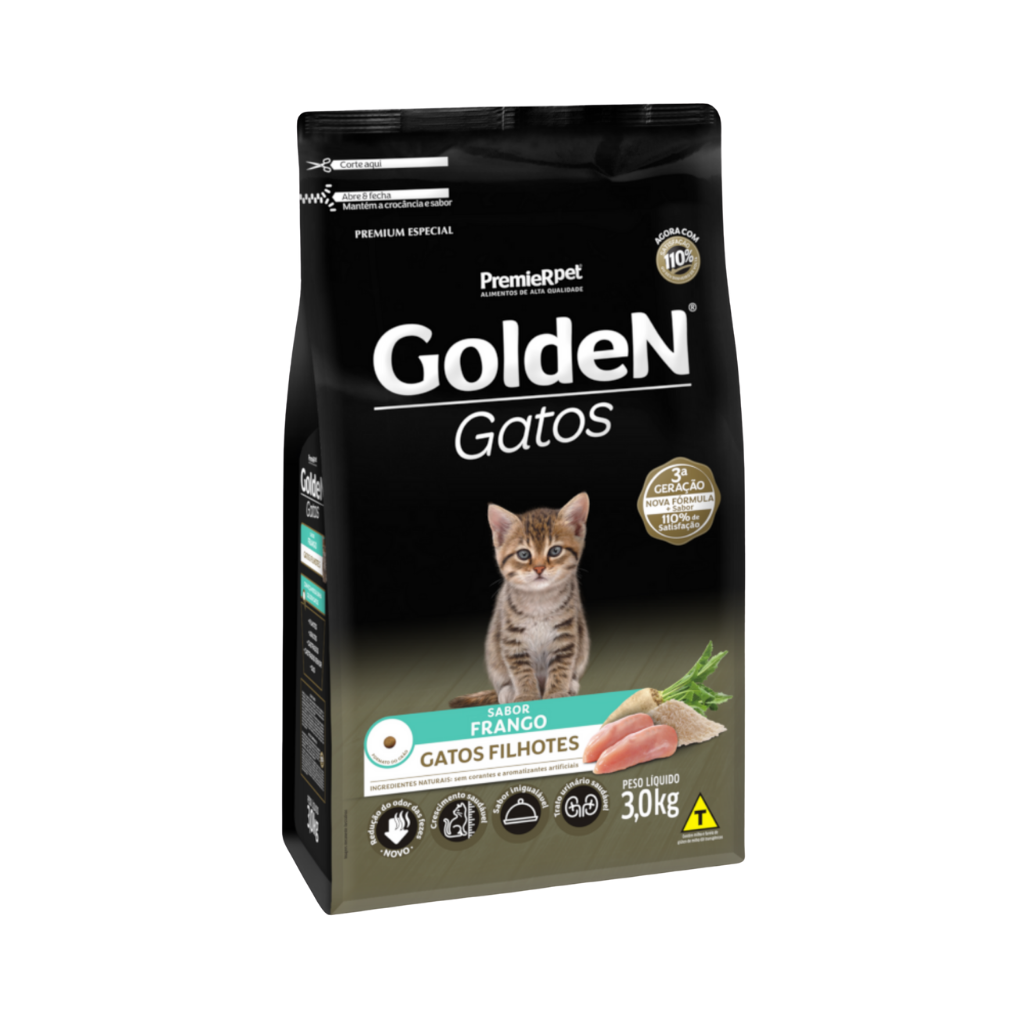 GOLDEN GATOS FILHOTES 3 KG