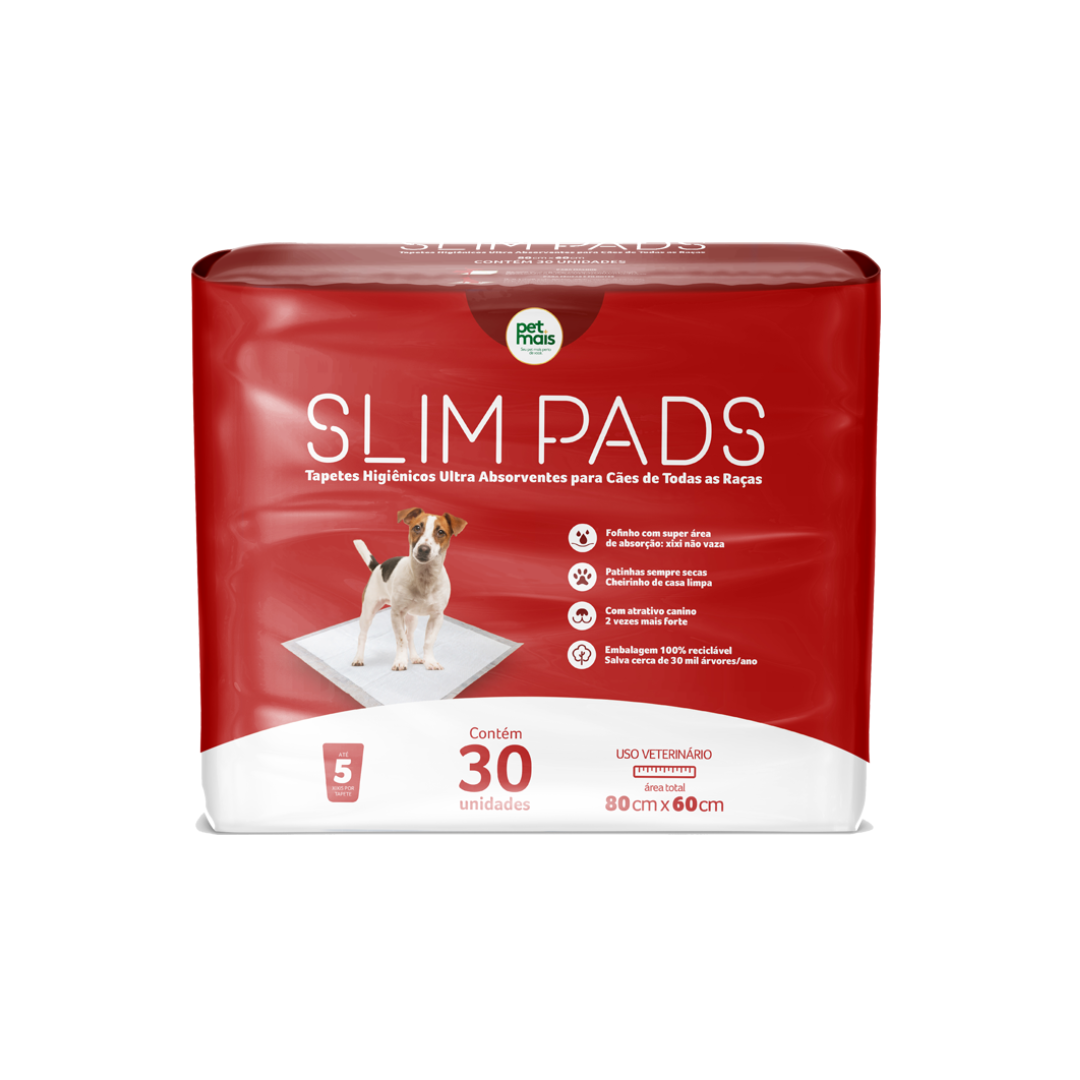 TAPETE HIGIENICO SLIM PADS C/30 UNID