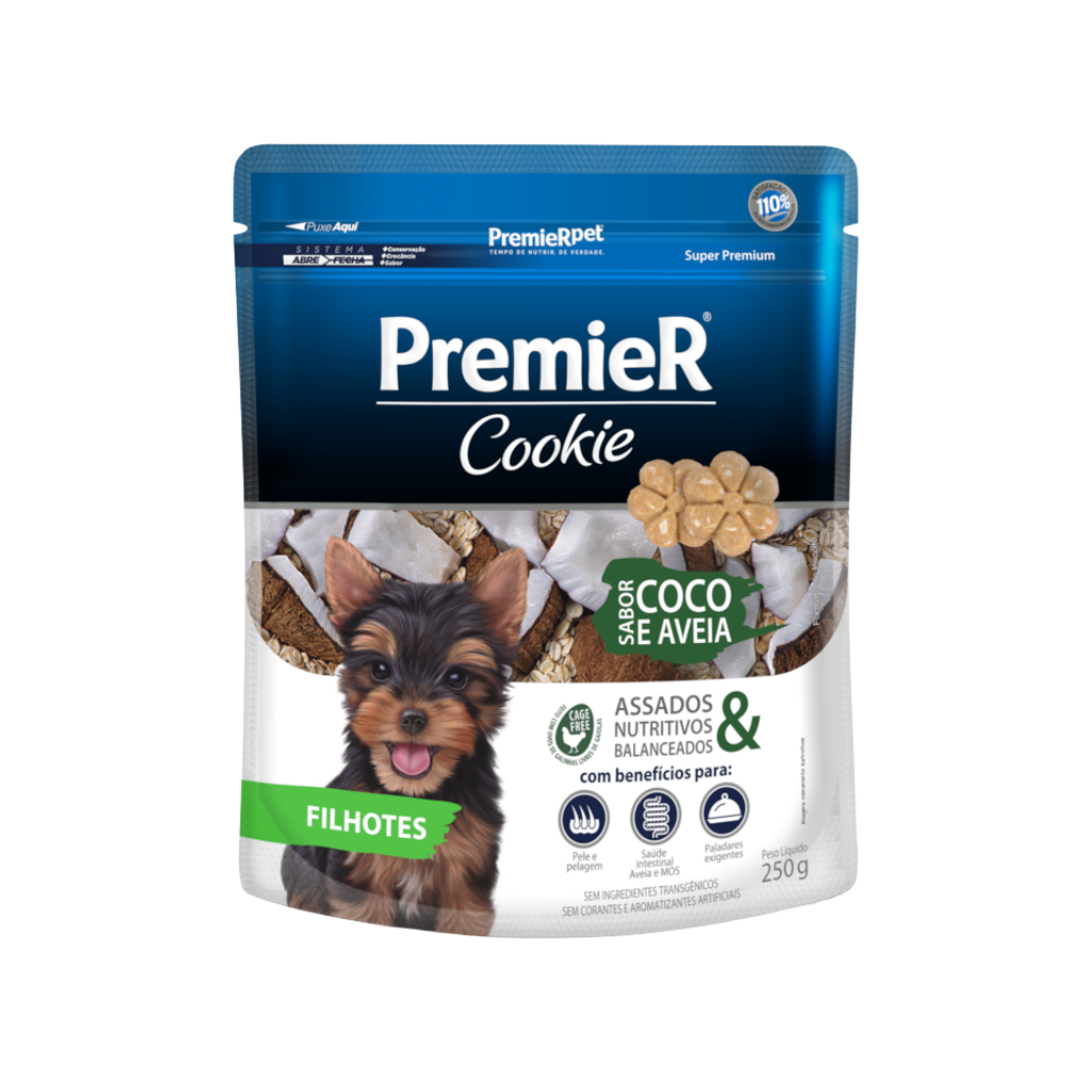 PREMIER COOKIE FILHO  250G COCO E AVEIA