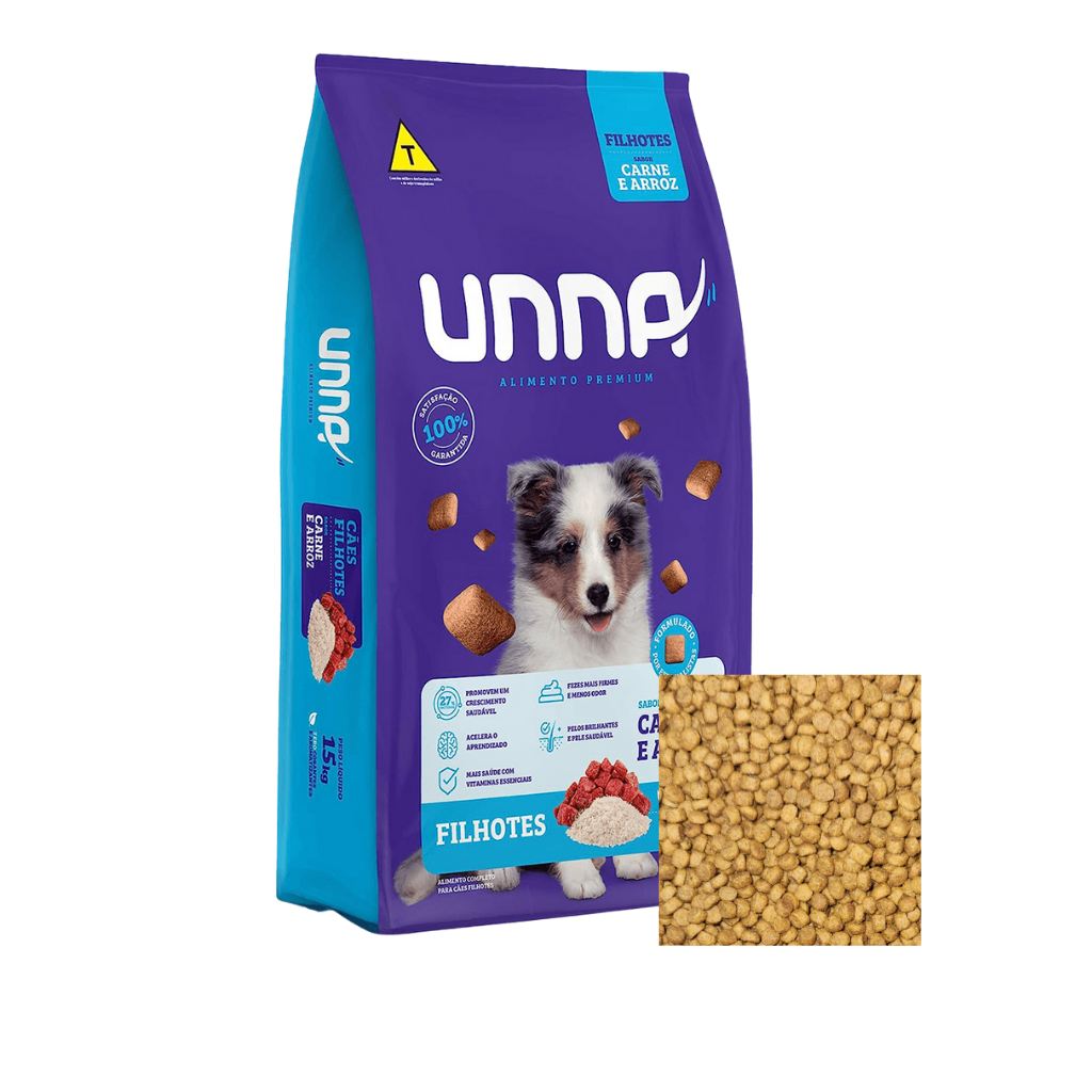 RACAO UNNA CAES FLTE CARNE/ARROZ GRANEL