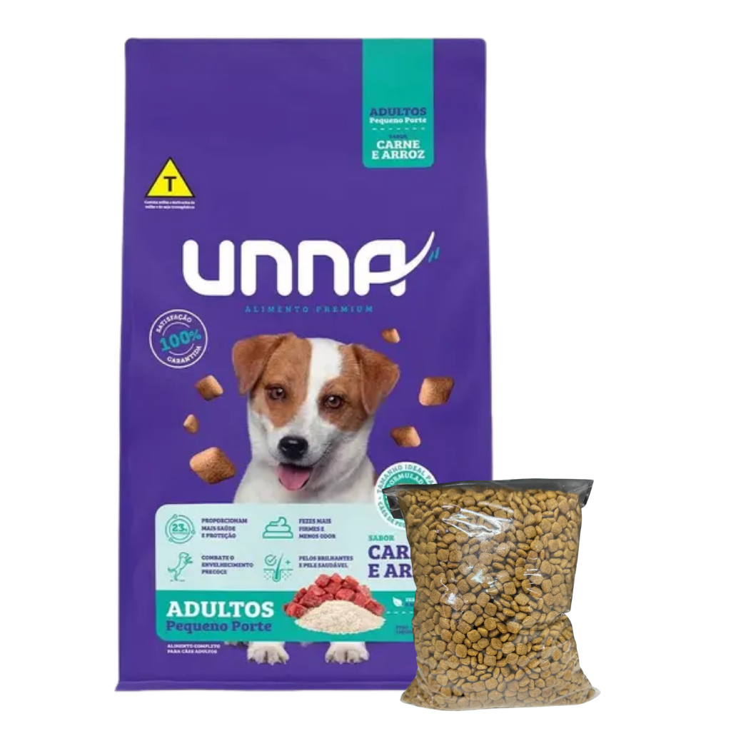 RACAO UNNA CAES PP CARNE/ARROZ GRANEL