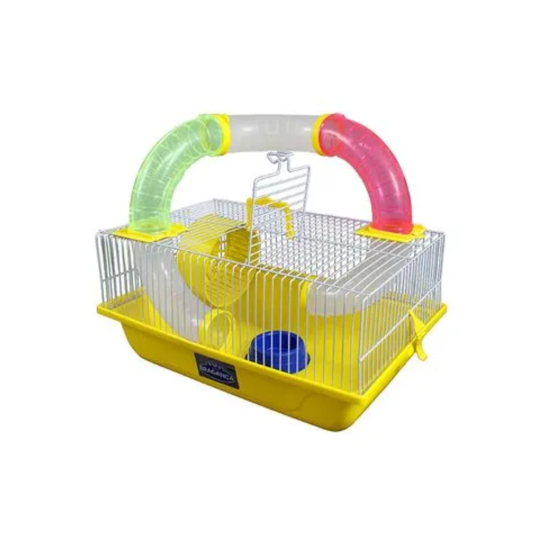 MINI GAIOLA HAMSTER TUBO DIVERTIDO