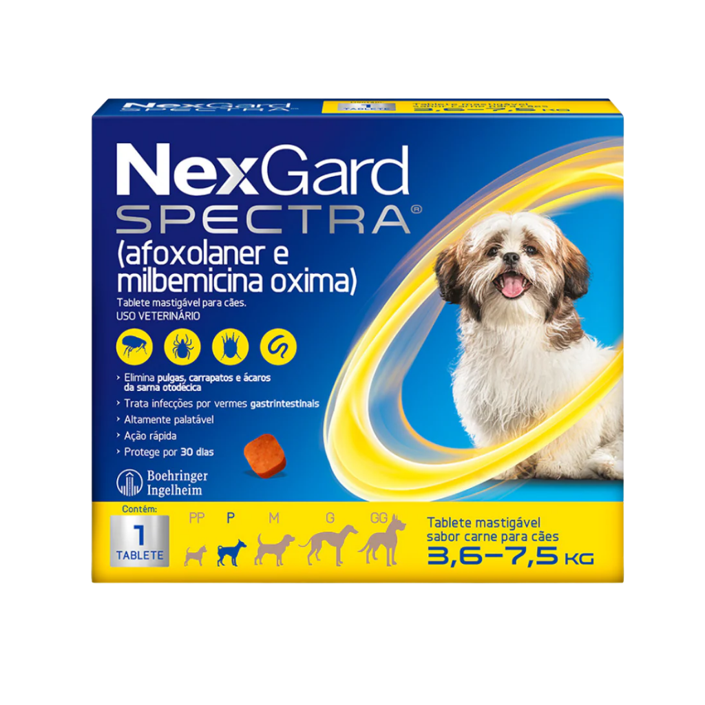 NEXGARD SPECTRA P (3,6 - 7,5KG)